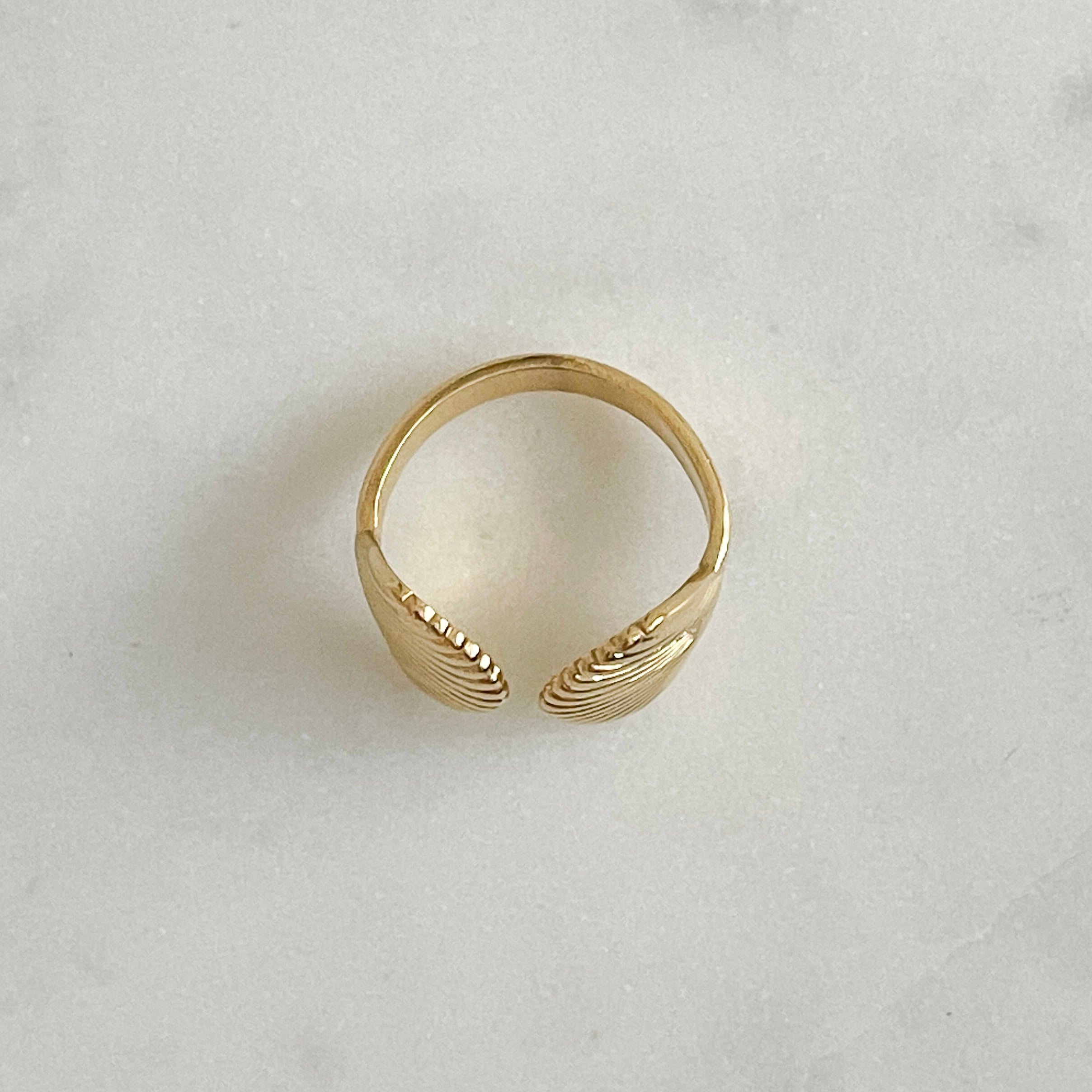 Gold Seashell Ring at Break Out Jewellery 