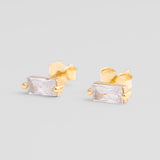 Baguette Stud Earrings