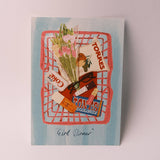 Girl Dinner A6 Postcard