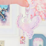 Starry Pigeon Keychain