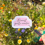 Dearest Gentle Reader Sticker