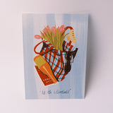 All the Essentials Illustrated A6 Postcard