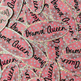 Drama Queen Glittery Vinyl Sticker