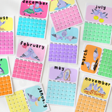 2027 Pigeon Calendar | A4 Size