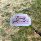 Dearest Gentle Reader Sticker