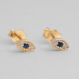Evil Eye Stud Earrings