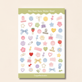 Mini Desk Sticker Sheet