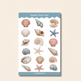 Seashell Sticker Sheet