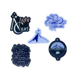 ACOTAR - Night Court Jumbo Sticker Set