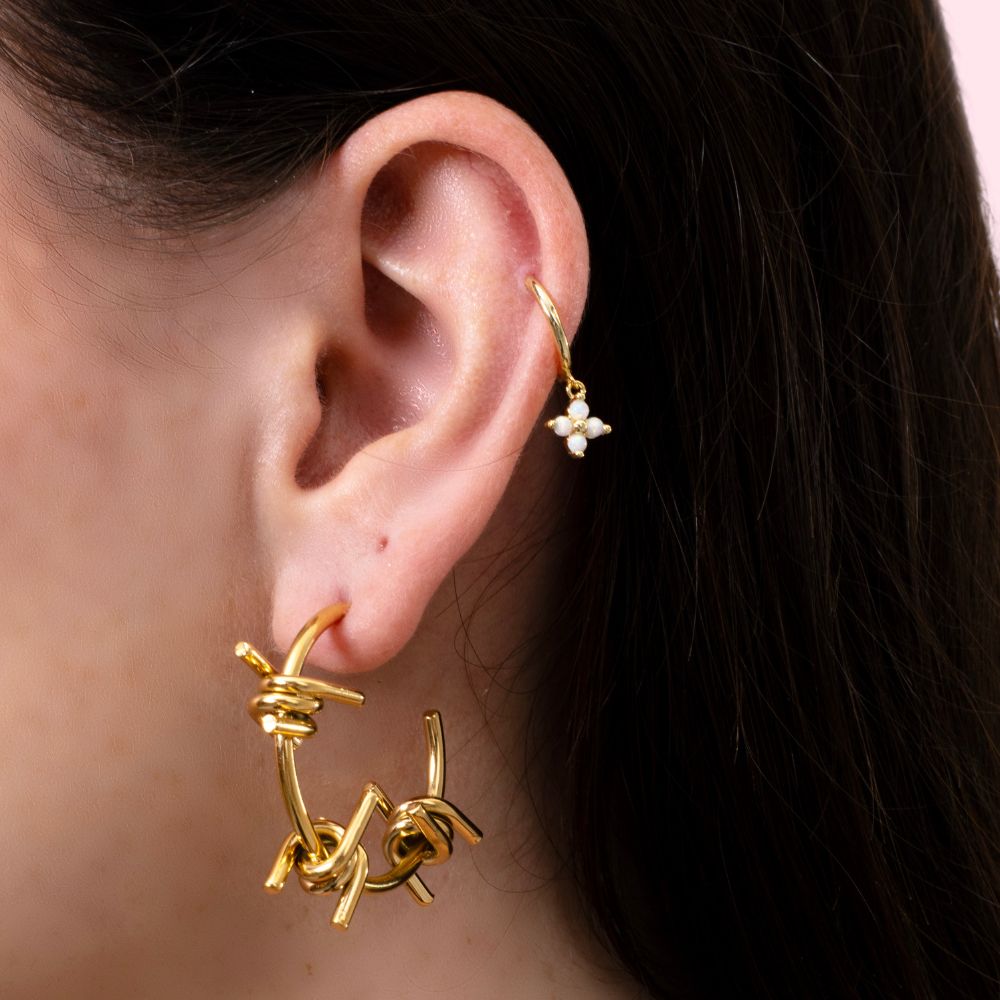 Gold Hoop Earrings at Breakout Jewellery