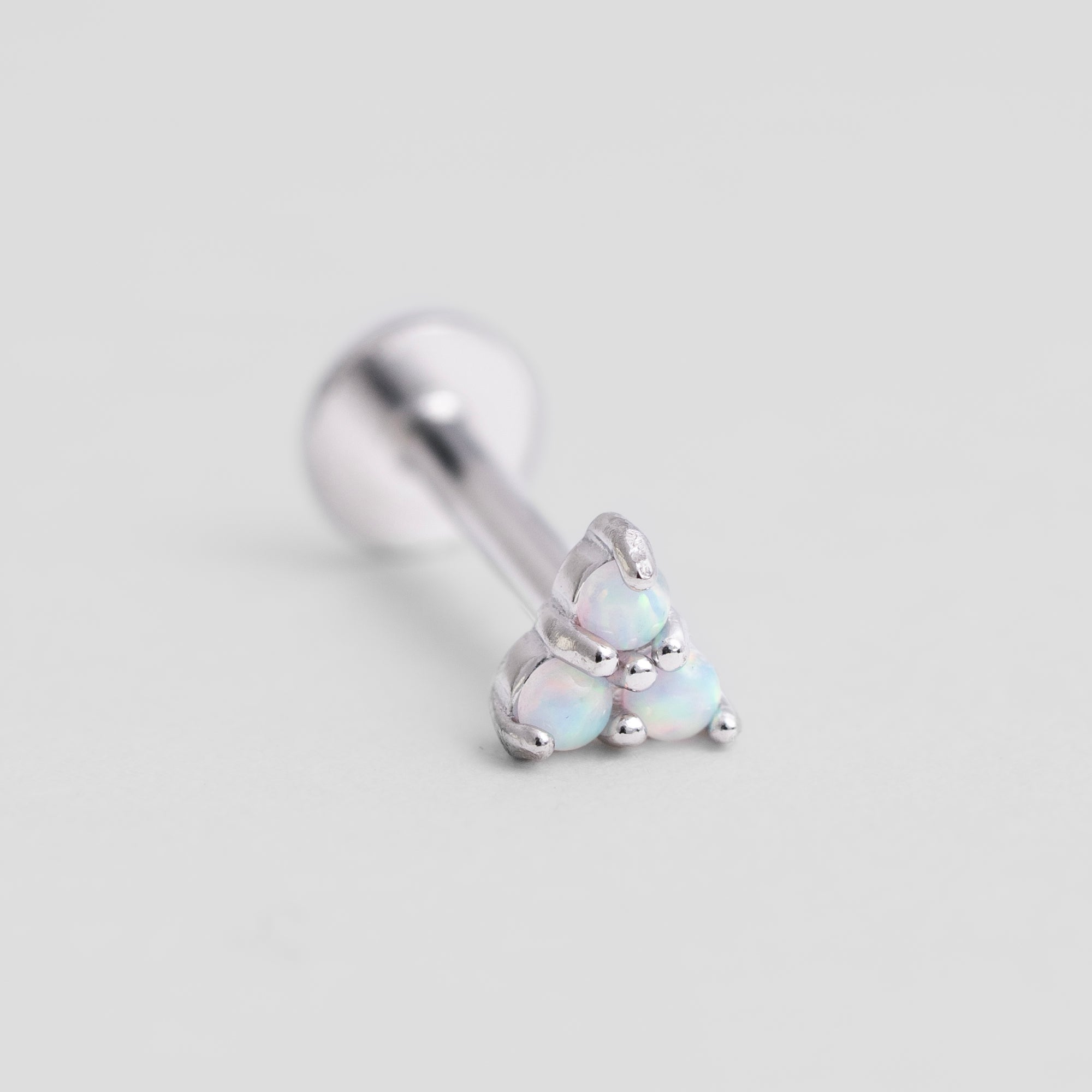 Opal Flat Back Stud Earrings