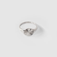 Load image into Gallery viewer, Silver Sunshine Signet Ring
