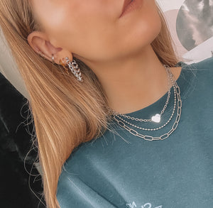 Heart Necklace Set