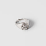 Silver Cherub Ring
