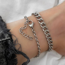 Load image into Gallery viewer, Silver Barbed Anklet
