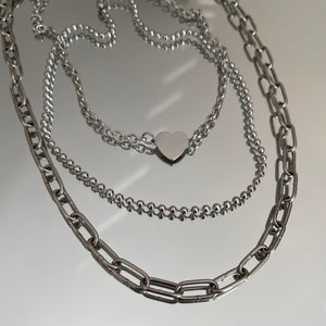 Heart Necklace Set