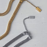 Silver and Gold Collar Choker Necklaces