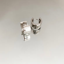 Load image into Gallery viewer, Sterling Silver Xtra Chunky Hoop Earrings
