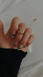 Heart Gem Rings