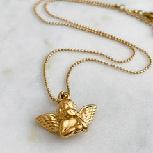 Load image into Gallery viewer, Gold Cherub Necklace
