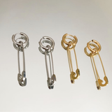 Safety Pin Earrings