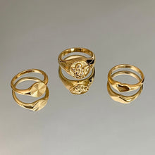 Load image into Gallery viewer, Gold Cherub Angel Ring
